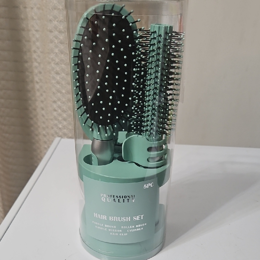 Hair Brush Set - Green